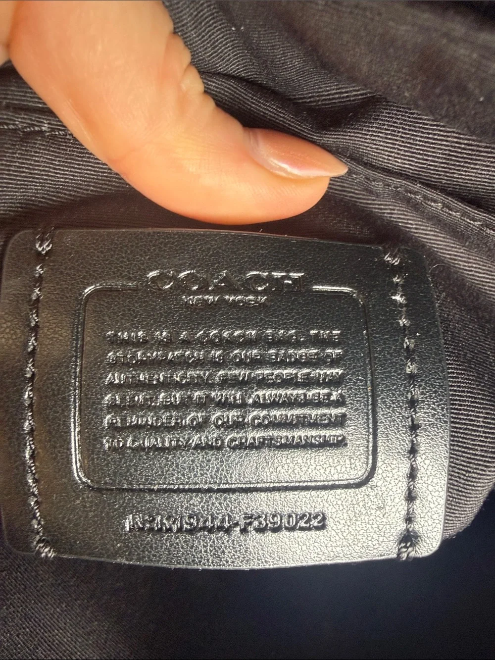 Coach Leather Computer Bag